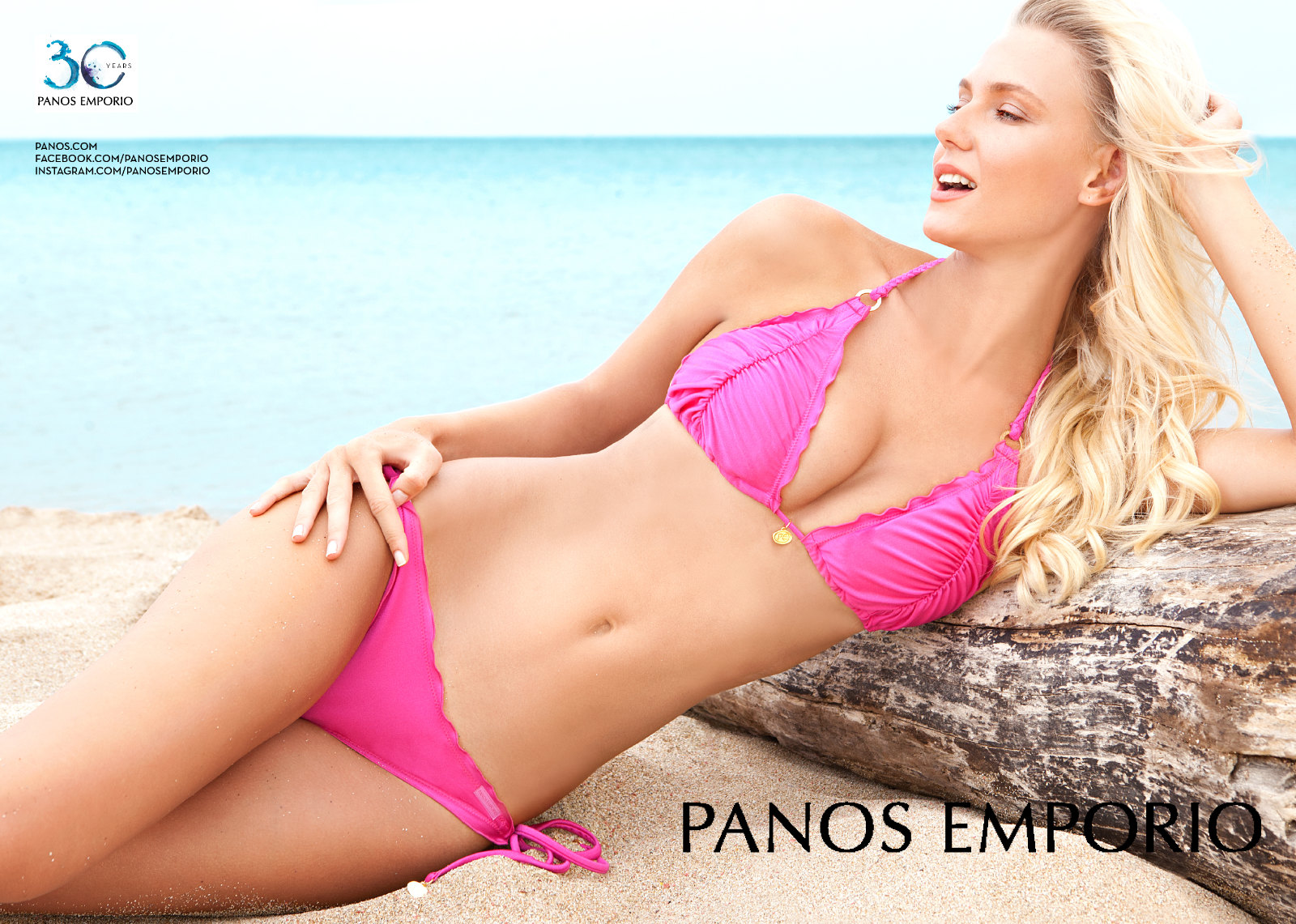 Panos Emporio 30th anniversary advertisement spread