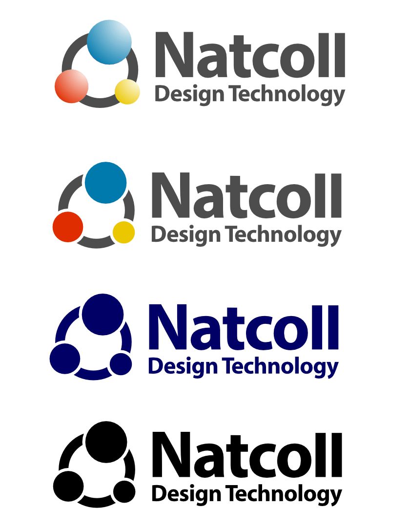 Natcoll logos by Demian Rosenblatt